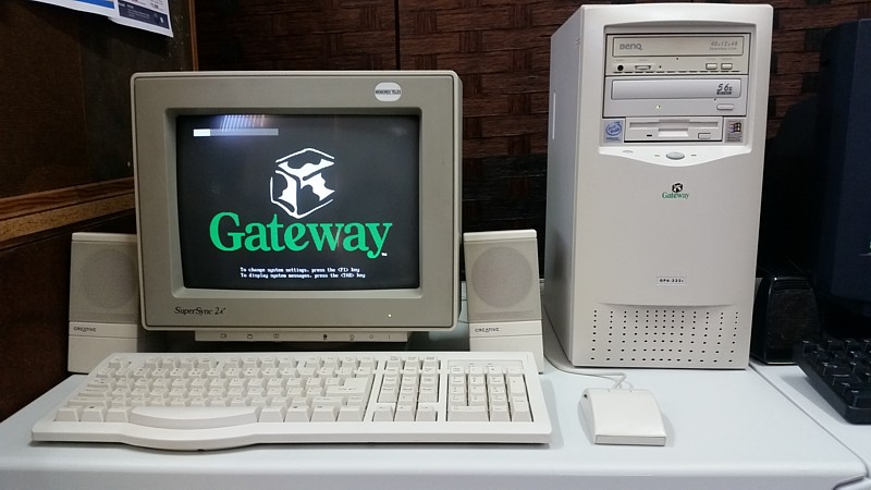Gateway GP6-333c system, Windows 98SE